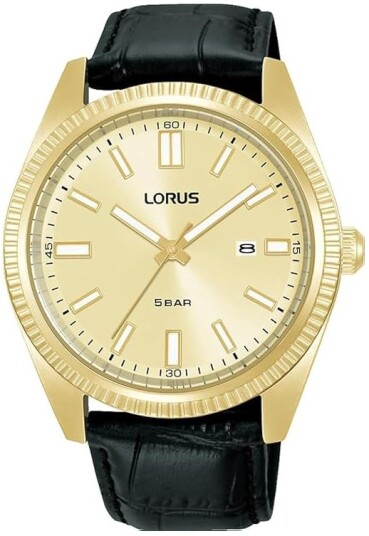 Lorus Herreklokke RH976QX9 Classic Gull/Lær Ø42 mm Lorus Herreklokke RH976QX9 Classic Gull/Lær Ø42 mm