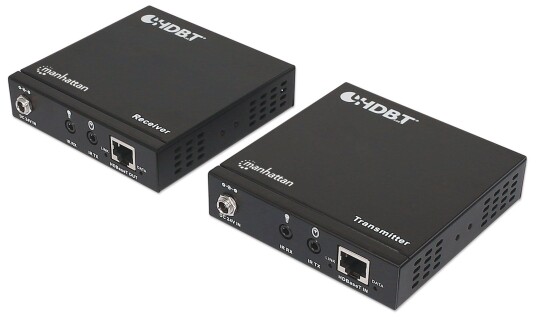 MANHATTAN HDMI HDBaseT extender by Cat6/6a/7 cable 4K@30Hz up to 70m IR PoC