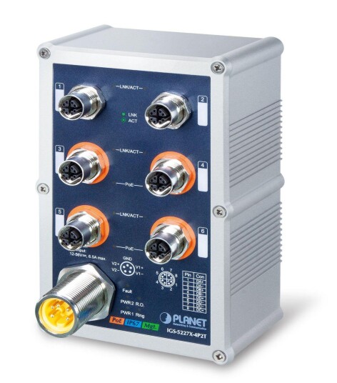 PLANET IP67-rated Industrial L2+