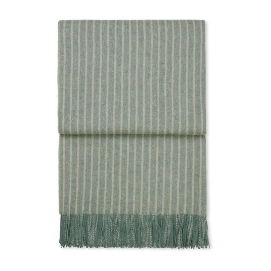 Elvang Denmark Stripes pledd 130 x 200 cm Green