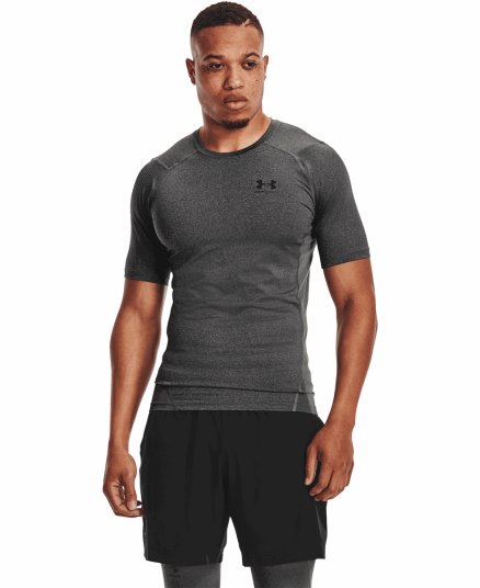 Under Armour HeatGear Armour Carbon Heather/Black Carbon Heather/Black 4XL