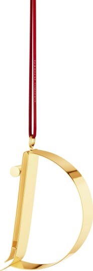 Julepynt 18k Gullplettert, D