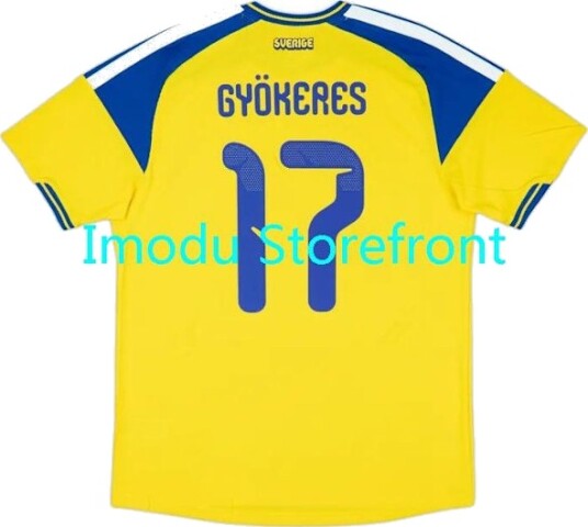 Sverige Fotballandslag Barnelagstrøye NO.17 Gyökeres
