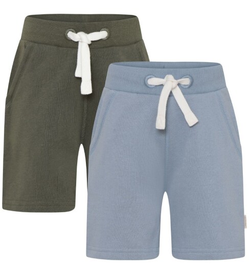 Minymo Basic 53 -Sweat Short (2-Pack) - White - 104