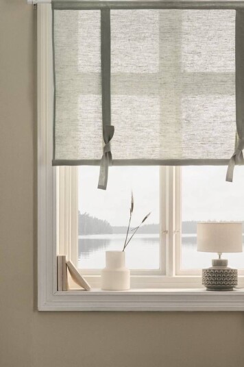 Jotex ELI roll up-gardin Grågrønn 1708781-04-140 1708781-02-100