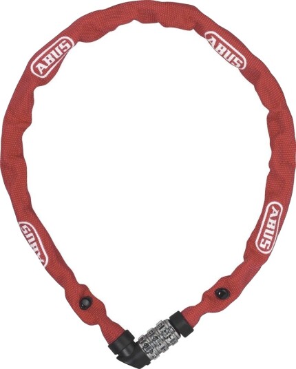 Abus kjedelås med kode web 1200 60 cm Rød Abus kjedelås med kode web 1200 60 cm Rød