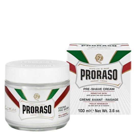 Proraso Pre-Shave Cream Green Tea And Oatmeal 100ml Proraso Pre-Shave Cream Green Tea And Oatmeal 100ml
