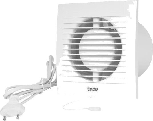 Europlast E EXTRA Elektrisk Vifte Ø100mm Med Kabel Og Bryter Hvit Europlast E EXTRA Elektrisk Vifte Ø100mm Med Kabel Og Bryter Hvit