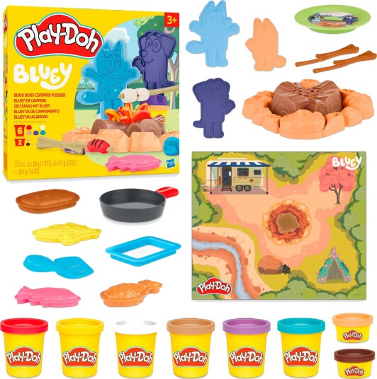 Play-Doh Bluey Modelleire Bluey Goes Camping