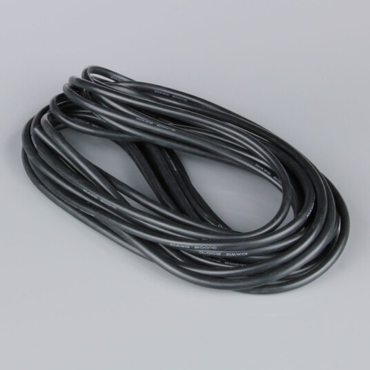 Radient 010132 SILICONE WIRE 10AWG 25FT / 7.5M BLACK Radient 010132 SILICONE WIRE 10AWG 25FT / 7.5M BLACK