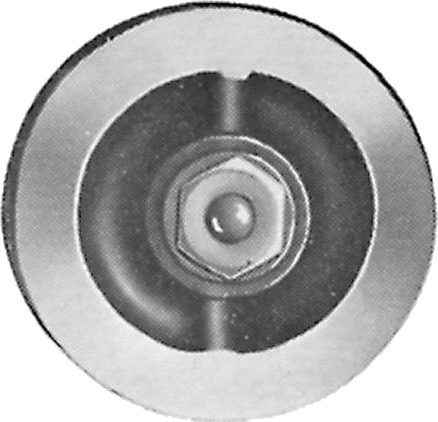 Portrulle 75Mm Jern U/Beslag Portrulle 75Mm Jern U/Beslag