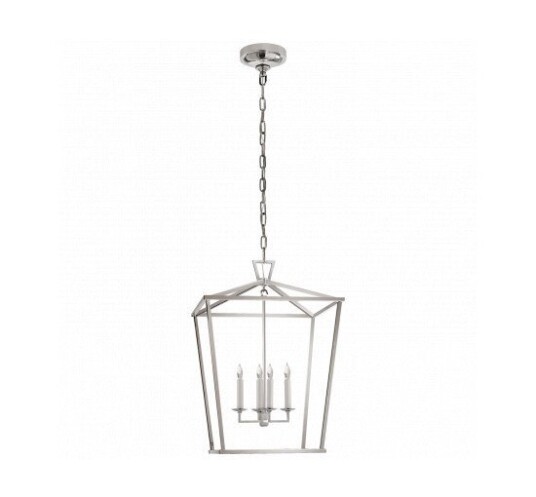 Darlana Medium Lantern Polished Nickel