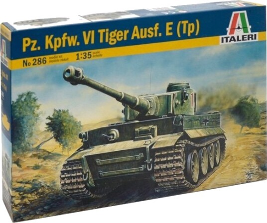 Italeri 1:35 Pz.Kpfw VI Tiger I Modellbyggesett - Plastmodell