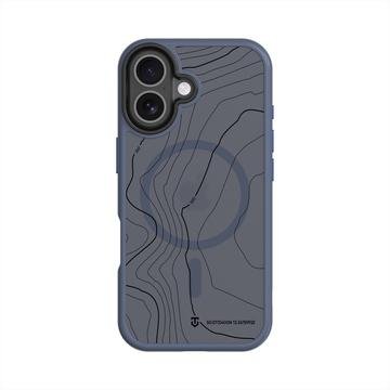 Tactical iPhone 17 MagForce Hyperstealth Sika Hybrid deksel   MagSafe kompatibel   Dypblå