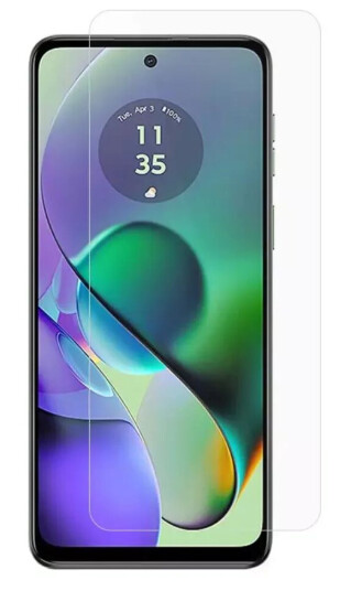 INCOVER Motorola Moto G54 Arc Edge Skjermbeskytter i Herdet Glass - Case Friendly - Gjennomsiktig