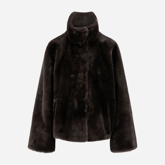 Utzon Jayda Shearling Jacket - Bison 38