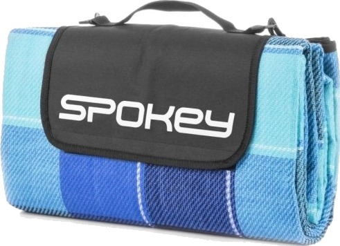 Spokey Picnic Flannel 150 X 180 Cm Blå Mønster Polyvinylklorid Pvc 380 Mm 230 Mm