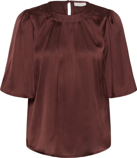 Kaffe Kalinda Flared Blouse FUDGE 36