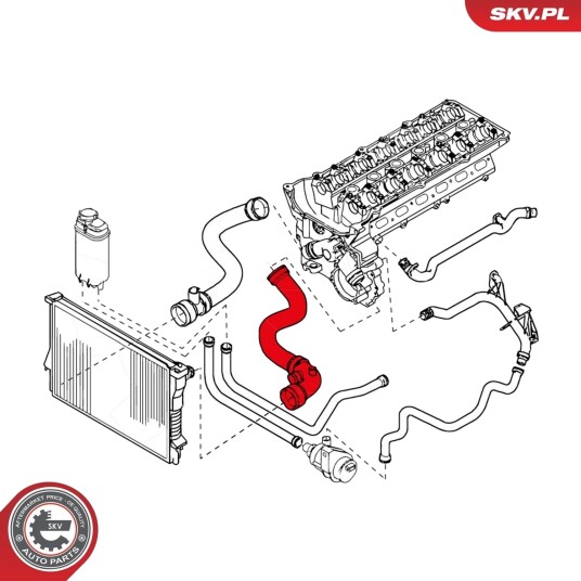 ESEN SKV 24SKV202 Radiatorslange