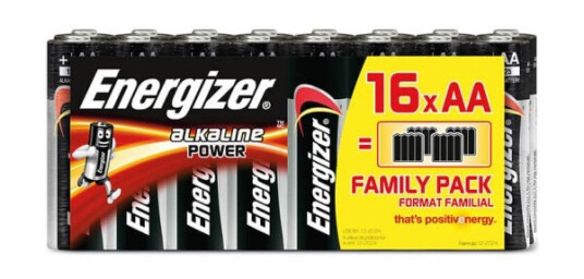 Energizer Alkalisk AA Batteri 16-pakning - Langvarig Energi Energizer Alkalisk AA Batteri 16-pakning - Langvarig Energi