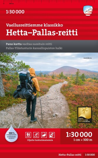 Kart Hetta–Pallas-reitti Kart Hetta–Pallas-reitti