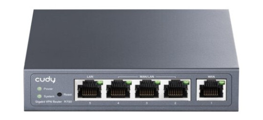 Cudy Gigabit Multi-Wan Vpn Router, Ethernet Wan, Raskt Ethernet, Gigabit Ethernet, Grå Cudy Gigabit Multi-Wan Vpn Router, Ethernet Wan, Raskt Ethernet, Gigabit Ethernet, Grå