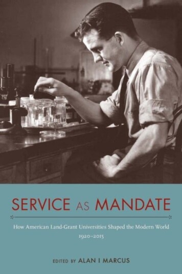 Service As Mandate Service As Mandate