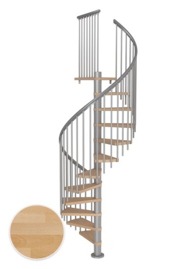 Dolle Montreal Spiral Bøk Oljet Pearl Grey Classic4 11T Ø120