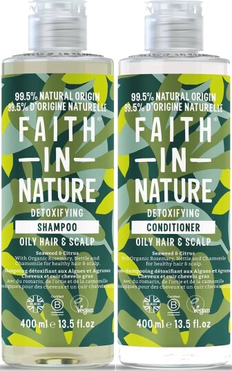 Faith In Nature Bundle Seaweed & Citrus Shampoo 400 ml & Conditioner 4