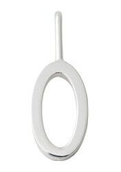 Design Letters Lucky Numbers 10 mm Silver No. 008 No. 000