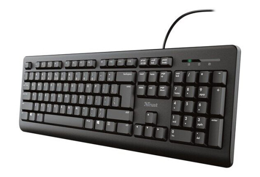 Trust TK-150 - Tastatur - Amerikansk Engelsk - Svart Trust TK-150 - Tastatur - Amerikansk Engelsk - Svart
