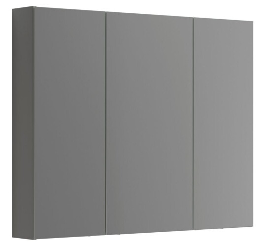 Dansani Inzo Style Speilskap 3 Dører B100-120xh80xd15cm Grå Matt / 100cm Dansani Inzo Style Speilskap 3 Dører B100-120xh80xd15cm Grå Matt / 100cm