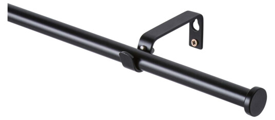 bonprix Gardinstang med endestykke - skive 1 (120 cm),2 (160 cm),3 (200 cm),4 (240 cm) svart