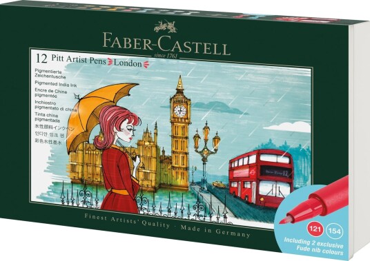 Faber Castell Pitt Artist Tusjsett London Edition Faber Castell Pitt Artist Tusjsett London Edition