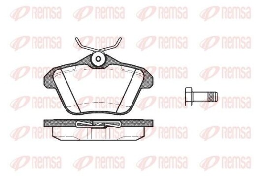 Bremseklosser REMSA 0581.10 Bremseklosser REMSA 0581.10