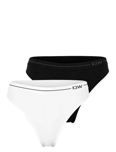 ICANIWILL Everyday Seamless Thong 2-Pack - Multi/patterned - XL ICANIWILL Everyday Seamless Thong 2-Pack - Multi/patterned - XL