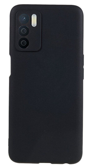 INCOVER Oppo A16 / A16s / A54s Fleksibelt Plastdeksel - Svart