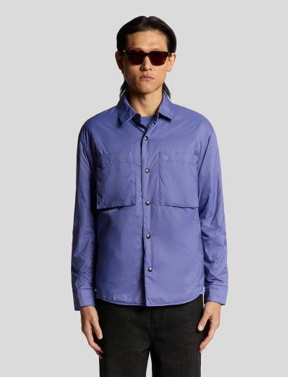 Lyle & Scott Insulated Overshirt - Blue - S Lyle & Scott Insulated Overshirt - Blue - S