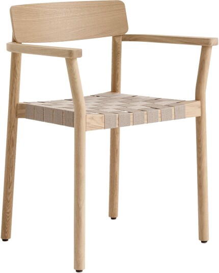 &Tradition &tradition; - Betty Armchair Tk9 Oak/natural Webbing Spisestoler Thau & Kallio Beige,Tre Farget Tre