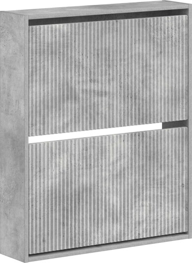 vidaXL Vegghengt skoskap ARNHEM 71 x 17 x 86 cm Konstruert tre