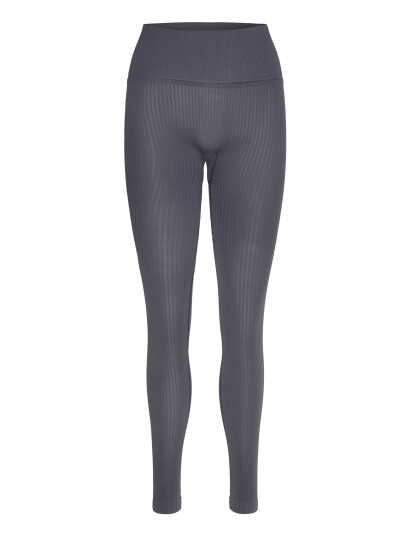 Björn Borg Studio Seamless Ribbed Tights - Grey - L