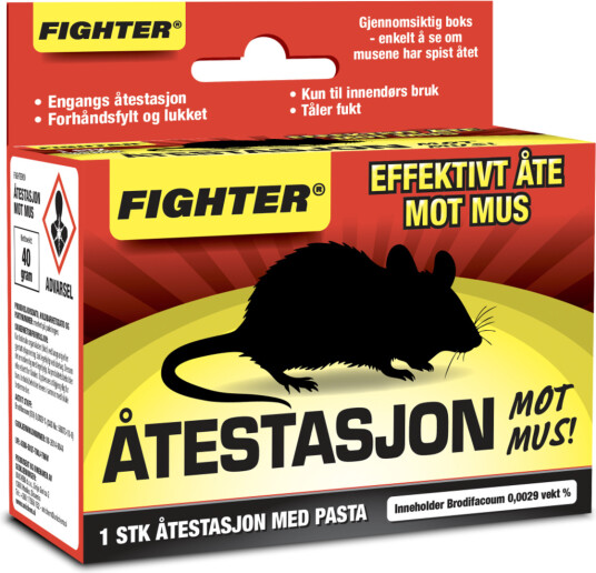 ÅTESTASJON M/PASTA MOT MUS