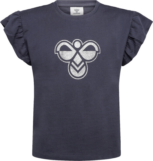 Hummel Hmljr Ruffle T Shirt Ss Big Bee Navy 134/140