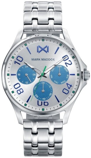 Mark Maddox Herreklokke HM7111 05 Classic Stål Ø40 mm