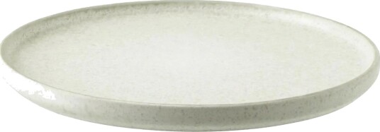 J Line Plate Luna Stoneware Grn L   Grey   Ø 26.7 CM
