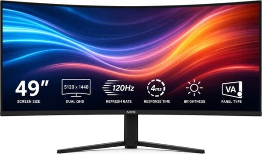 NOS Spectra Pro X 49" gamingskjerm GOC49DQHD120