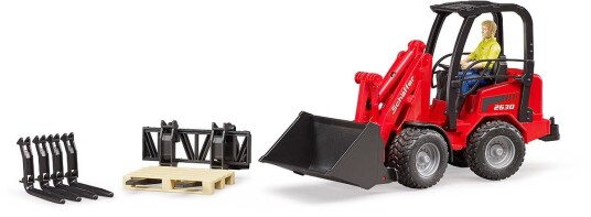 Bruder Schäffer Compact loader 2630 with figure and accessories
