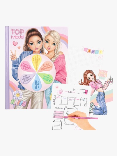 TOPModel Mood Colouring Bok Med Light Og Sound English