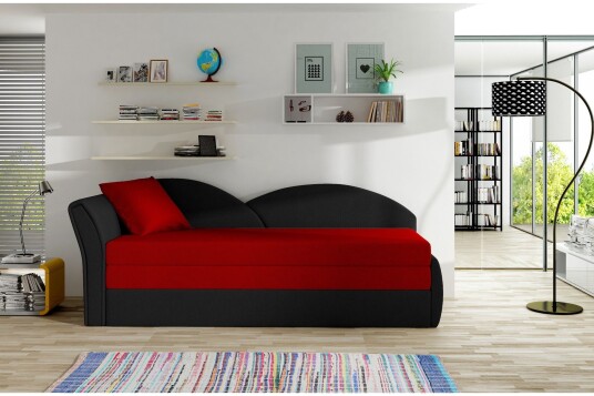 Chasidi Sovesofa Rød/Svart