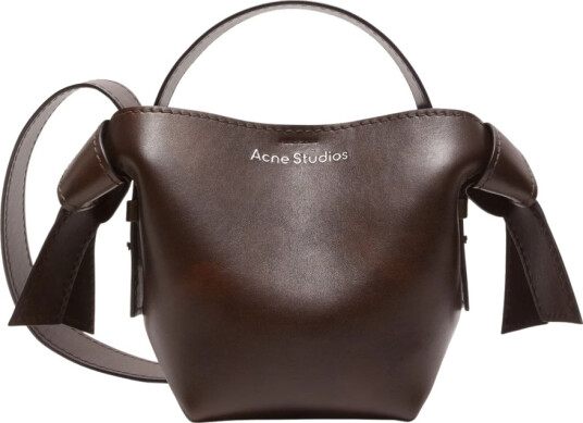 Acne Studios Dame Vesker Brun ONE SIZE, Acne Studios Dame Vesker Brun ONE SIZE,